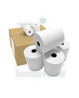 Priyam IT 58MM x 25 Mtr (2 Inch) (48 GSM) Thermal Paper Roll (Set of 10 Rolls)